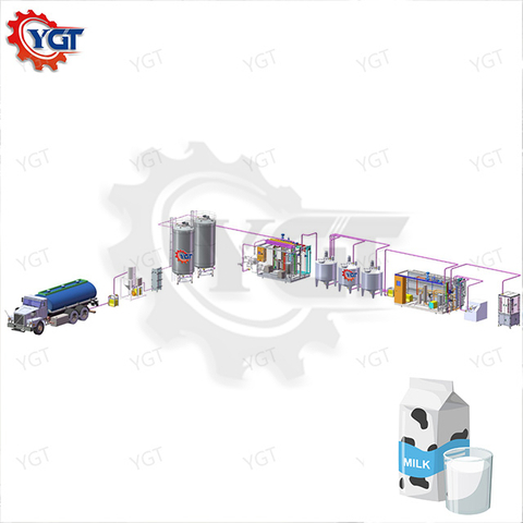 Ligne de transformation du lait UHT
